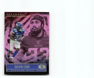 Dalvin Cook 2021 Panini Illusions Trophy Collection Pink #/399 Minnesota Vikings