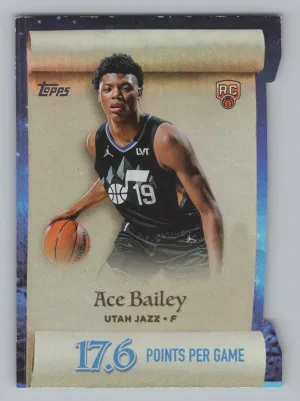 Ace Bailey RC 2025-26 Topps Holiday Making The Nice List Jazz
