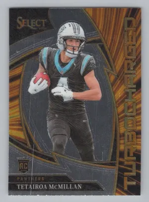 Tetairoa McMillan Rookie 2025 Panini Select Turbocharged Carolina Panthers