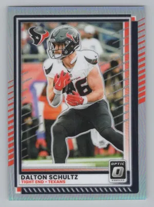 Dalton Schultz 2025 Donruss Optic Holo Houston Texans