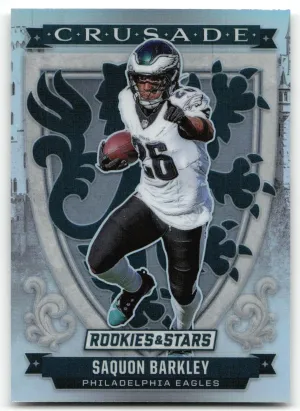 Saquon Barkley 2025 Panini Rookies & Stars Crusade Silver Philadelphia Eagles