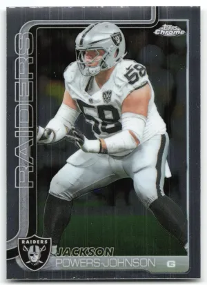 Jackson Powers-Johnson 2025 Topps Chrome Raiders