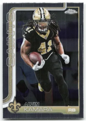 Alvin Kamara 2025 Topps Chrome New Orleans Saints