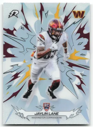 Jaylin Lane Rookie 2025 Topps Resurgence Refractor Washington Commanders