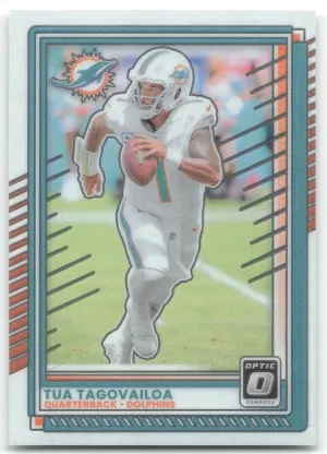 Tua Tagovailoa 2025 Donruss Optic Miami Dolphins