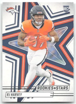 RJ Harvey Rookie 2025 Panini Rookies & Stars Denver Broncos