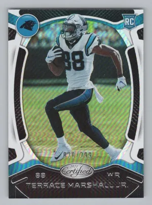 Terrace Marshall Jr. Rookie 2021 Panini Certified Mirror #/299 Carolina Panthers