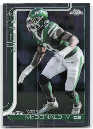 Will McDonald IV 2025 Topps Chrome New York Jets