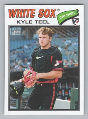 Kyle Teel RC 2026 Topps Heritage Chicago White Sox