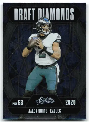 Jalen Hurts 2025 Panini Absolute Draft Diamonds Philadelphia Eagles