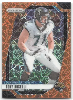Tony Boselli 2024 Panini Prizm Lazer Jacksonville Jaguars