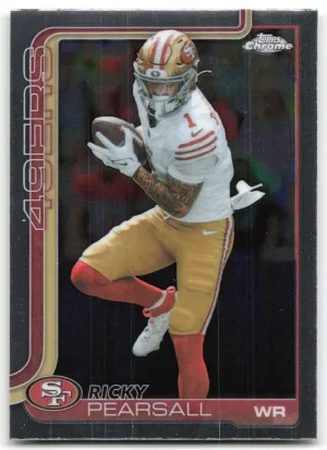 Ricky Pearsall 2025 Topps Chrome San Francisco 49ers