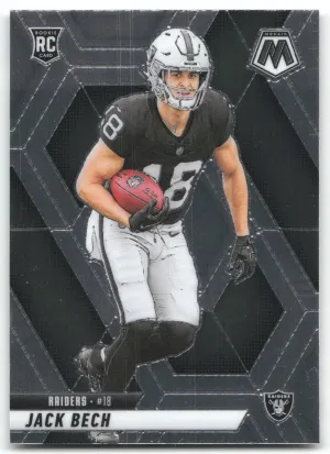 Jack Bech RC 2025 Panini Mosaic Las Vegas Raiders