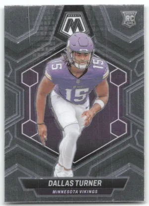 Dallas Turner Rookie 2024 Panini Mosaic Minnesota Vikings