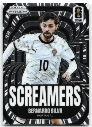 Bernardo Silva 2026 Panini Prizm FIFA World Cup Screamers Portugal