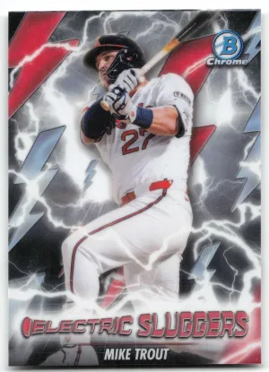 Mike Trout 2026 Bowman Electric Sluggers Angels