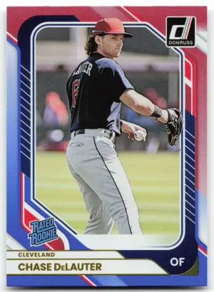 Chase DeLauter RC 2026 Donruss Red and Blue Guardians