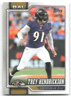 Trey Hendrickson 2026 Topps Flagship Baltimore Ravens