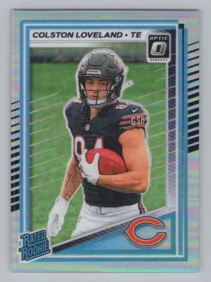Colston Loveland RC 2025 Donruss Optic Holo Bears