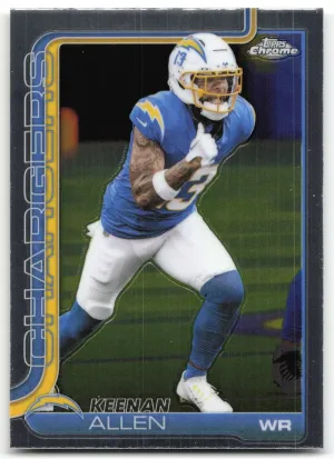 Keenan Allen 2025 Topps Chrome Los Angeles Chargers
