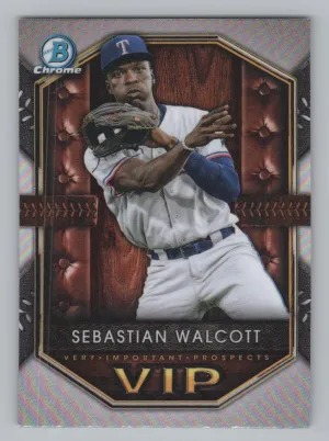 Sebastian Walcott 2025 Bowman Very Important Prospects Texas Rangers
