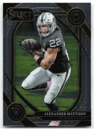 Alexander Mattison 2024 Panini Select Las Vegas Raiders