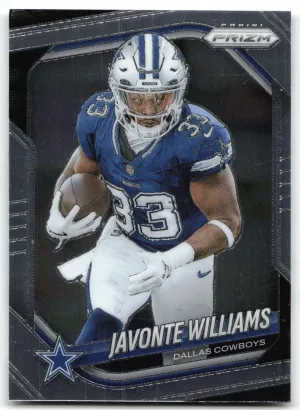 Javonte Williams 2025 Panini Prizm Dallas Cowboys