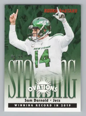 Sam Darnold 2020 Panini Rookies & Stars Standing Ovation Orange #/99