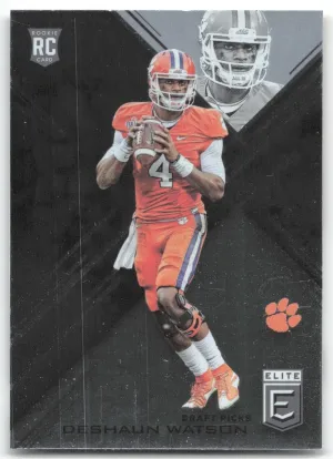 Deshaun Watson Rookie 2017 Panini Elite Draft Picks Clemson Tigers