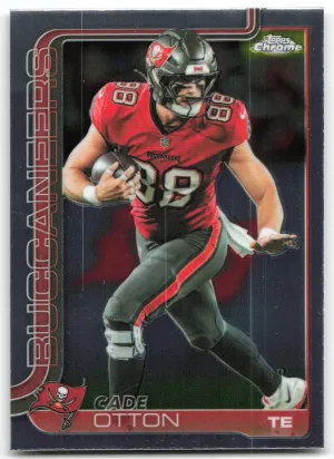 Cade Otton 2025 Topps Chrome Tampa Bay Buccaneers