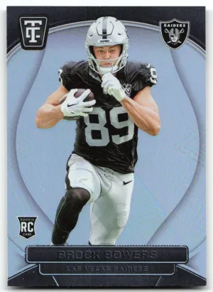 Brock Bowers Rookie 2024 Panini Totally Certified Mirror Las Vegas Raiders