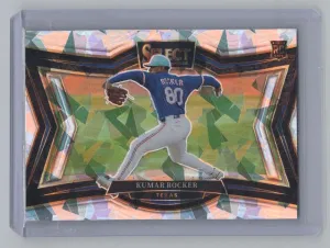 Kumar Rocker Rookie Diamond Level 2025 Panini Select Ice Prizms Texas Rangers