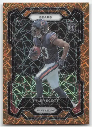 Tyler Scott Rookie 2023 Panini Prizm Lazer Chicago Bears