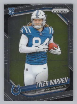 Tyler Warren Rookie 2025 Panini Prizm Indianapolis Colts
