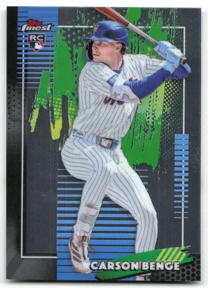 Carson Benge Rookie 2026 Finest New York Mets