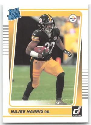 Najee Harris Rookie 2021 Donruss Pittsburgh Steelers