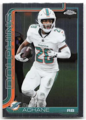 De'Von Achane 2025 Topps Chrome Miami Dolphins