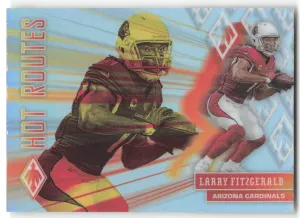 Larry Fitzgerald 2020 Panini Phoenix Hot Routes Arizona Cardinals
