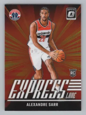 Alexandre Sarr RC 2024-25 Donruss Optic Express Lane Wizards