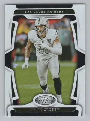 Maxx Crosby 2025 Panini Certified Las Vegas Raiders