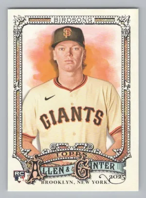 Hayden Birdsong RC 2025 Topps Allen & Ginter San Francisco Giants