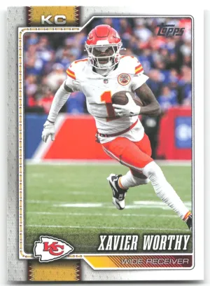 Xavier Worthy 2026 Topps Flagship Kansas City Chiefs