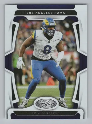 Jared Verse 2025 Panini Certified Los Angeles Rams