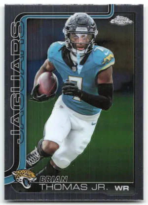 Brian Thomas Jr. 2025 Topps Chrome Jacksonville Jaguars