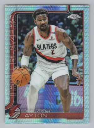 Deandre Ayton 2025-26 Topps Chrome Prism Refractor Portland Trailblasers