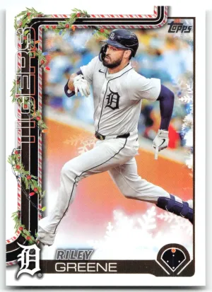 Riley Greene 2025 Topps Holiday Tigers