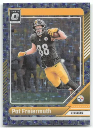 Pat Freiermuth 2024 Donruss Optic Stars Pittsburgh Steelers