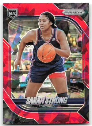Sarah Strong 2025-26 Panini Prizm Red Ice Prizm Huskies