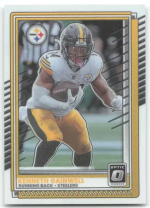 Kenneth Gainwell 2025 Donruss Optic Pittsburgh Steelers