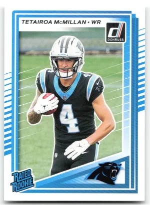 Tetairoa McMillan Rookie 2025 Donruss Carolina Panthers